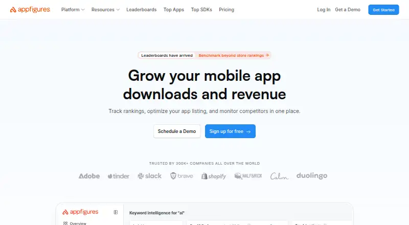Appfigures screenshot