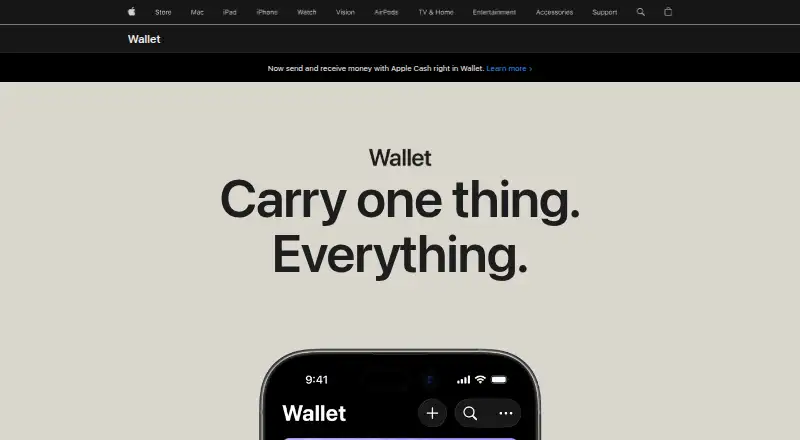 Apple Wallet screenshot