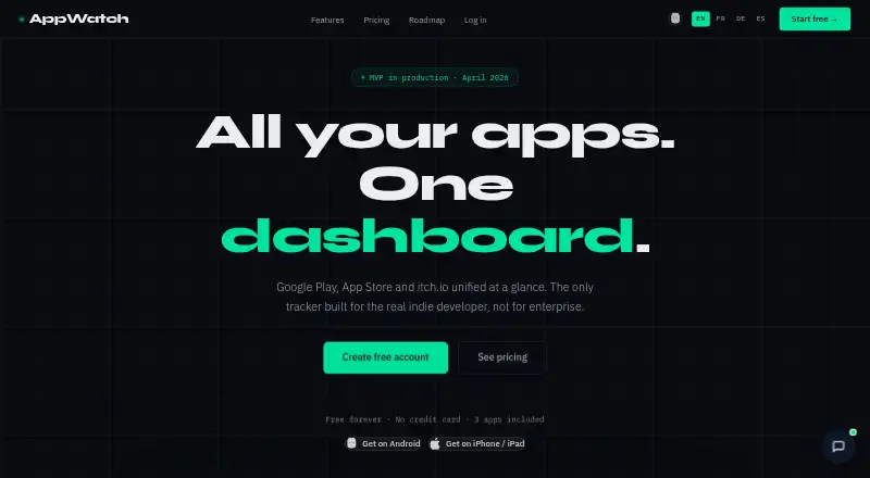 AppWatch screenshot