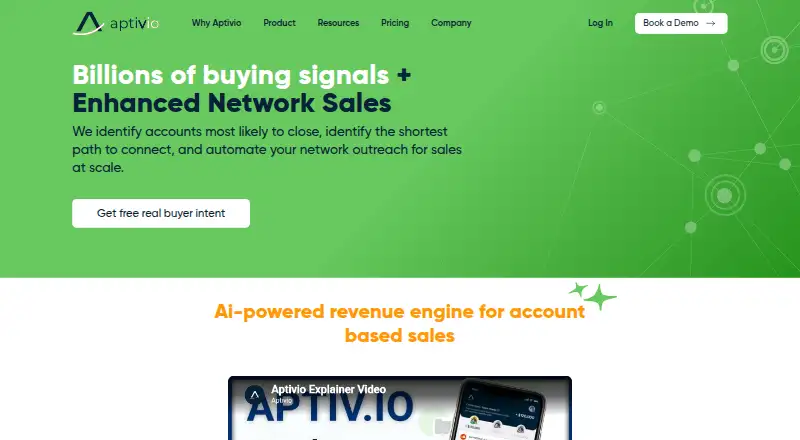 Aptivio Buyer Intent AI screenshot