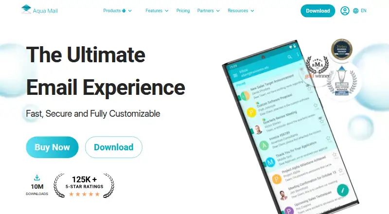 Aqua Mail screenshot