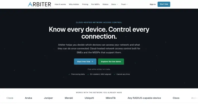 Arbiter screenshot