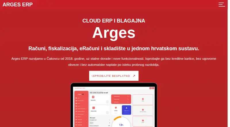 Arges ERP screenshot