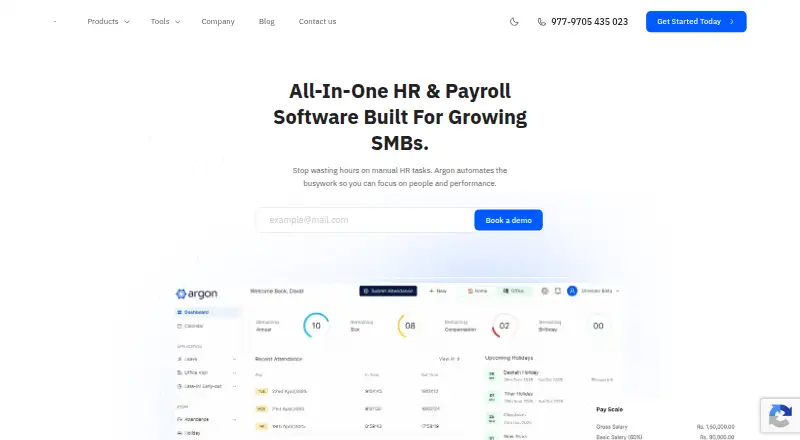 Argon HCM screenshot