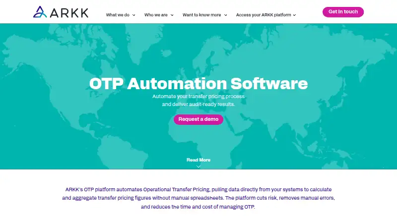 ARKK OTP Automation Platform screenshot
