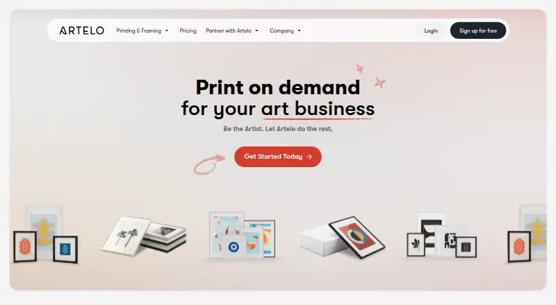 Artelo screenshot
