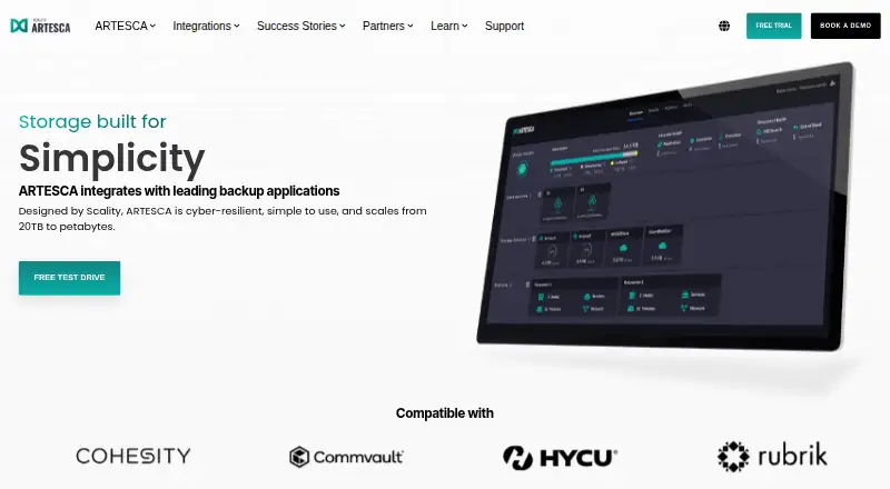 Scality ARTESCA screenshot
