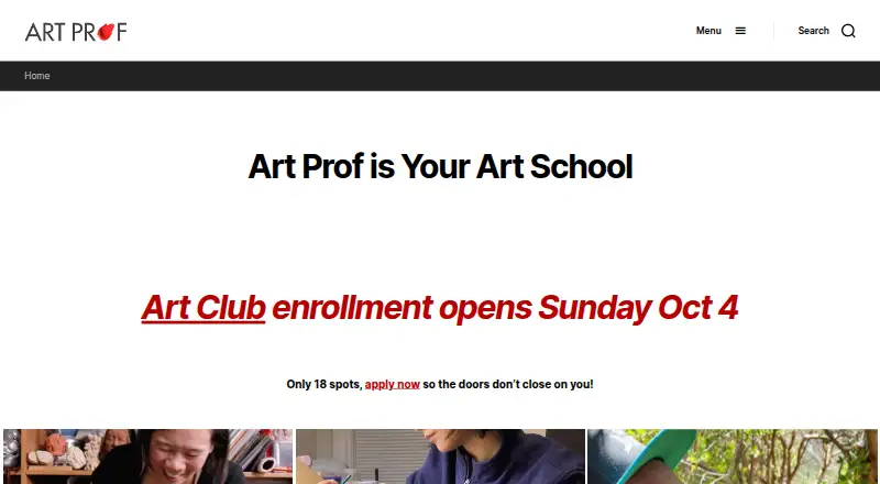 Art Prof screenshot
