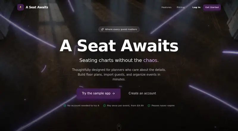 A Seat Awaits screenshot