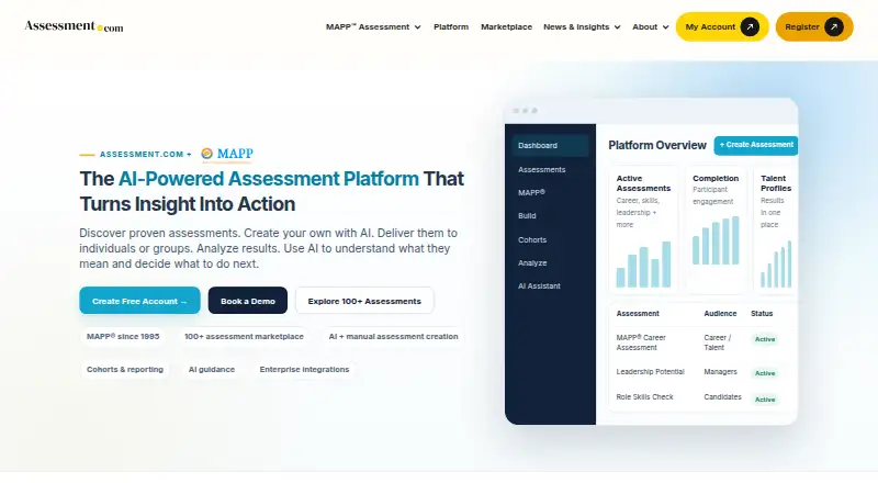Assessment.com screenshot
