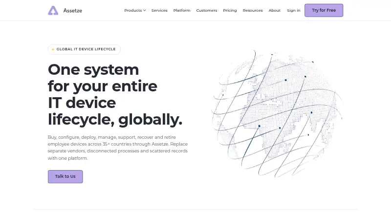 Assetze screenshot