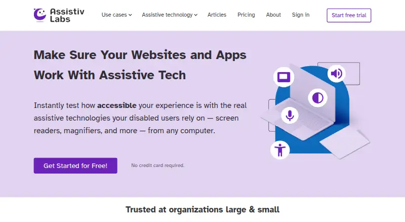 Assistiv Labs screenshot
