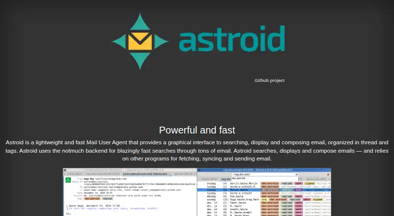 Astroid screenshot