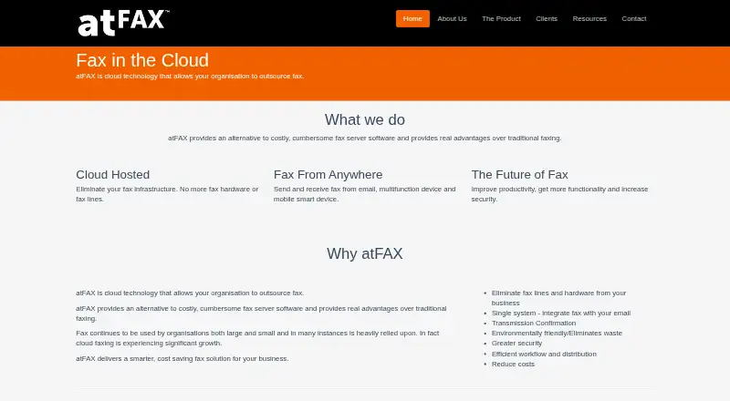 atFAX screenshot