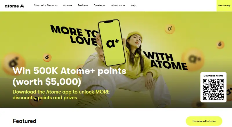 Atome screenshot