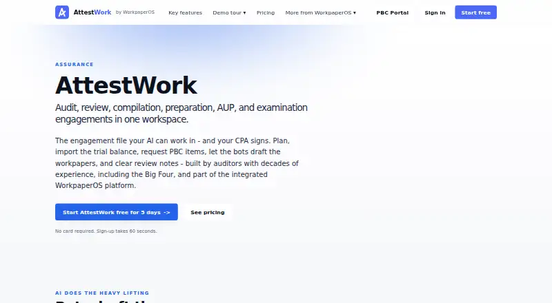AttestWork screenshot