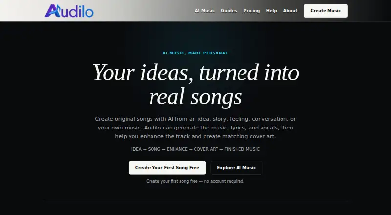 Audilo screenshot