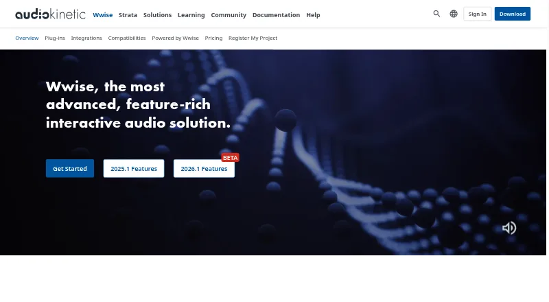 Audiokinetic Wwise screenshot