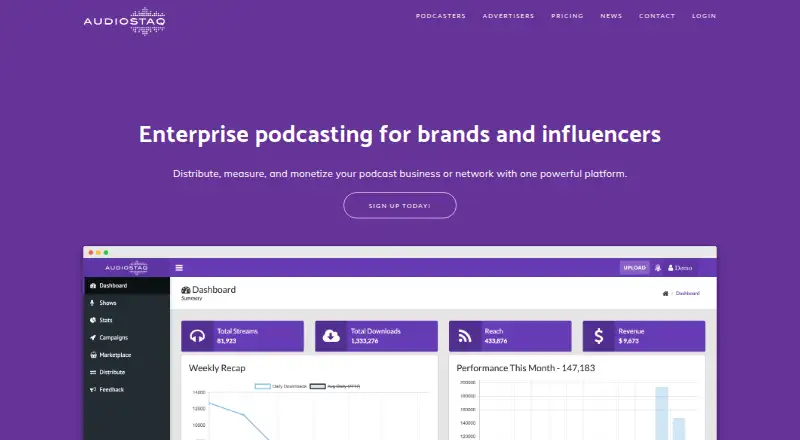 AudioStaq screenshot