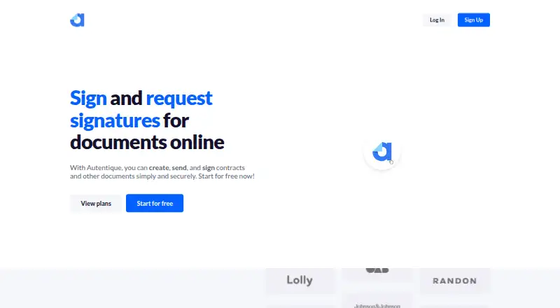 Autentique screenshot
