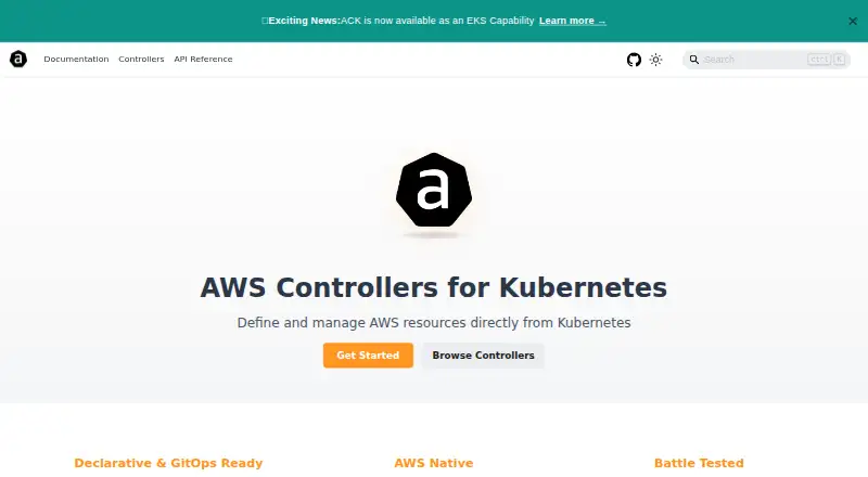 AWS Controllers for Kubernetes screenshot