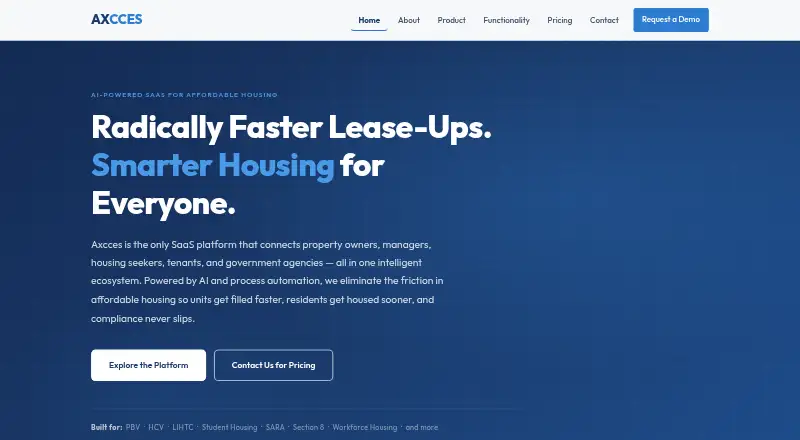 Axcces screenshot