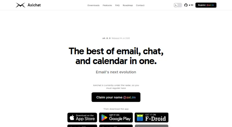 Axichat screenshot