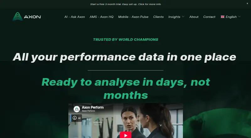 Axon Perform screenshot