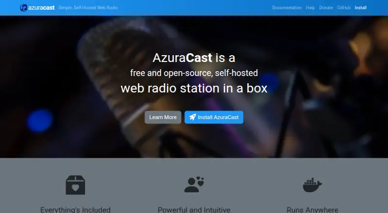 AzuraCast screenshot
