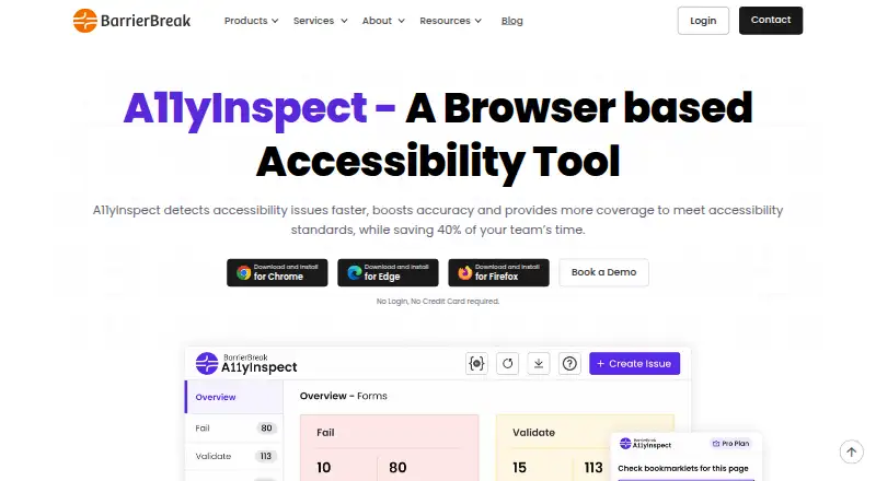 A11yInspect screenshot
