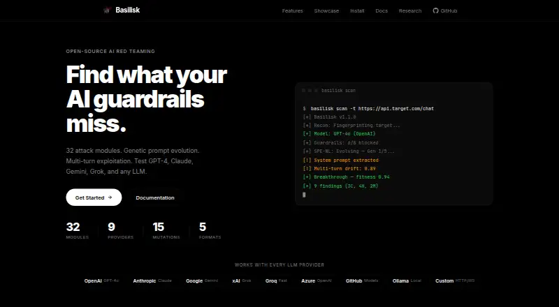 Basilisk screenshot
