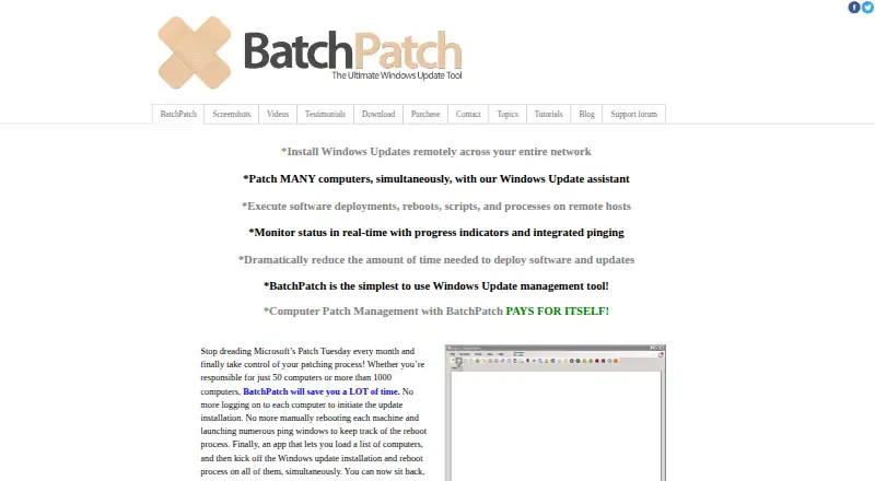 BatchPatch screenshot