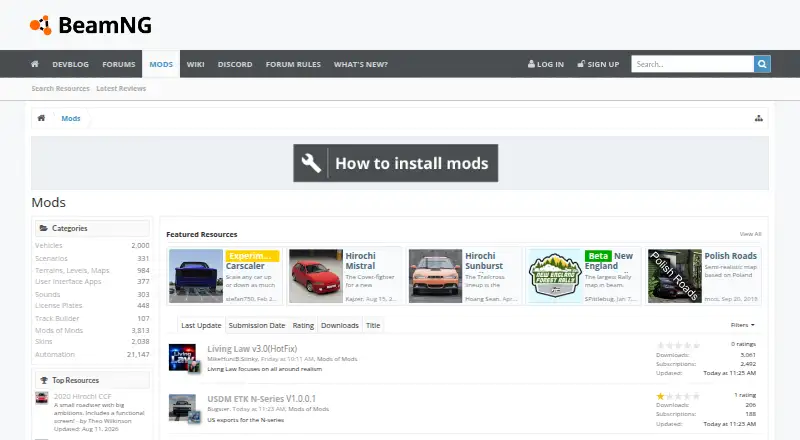 BeamNG.drive Repository screenshot