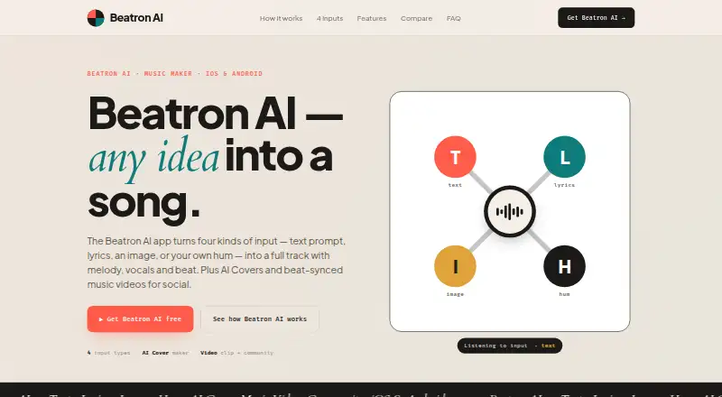 Beatron AI screenshot