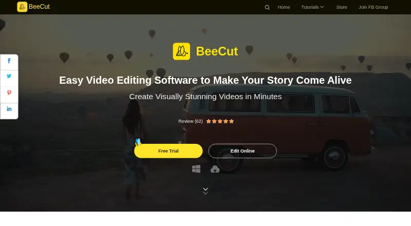 BeeCut screenshot