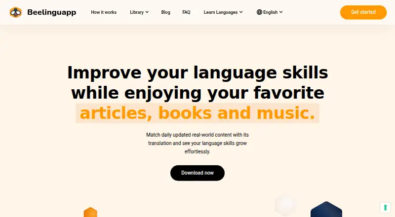 Beelinguapp screenshot