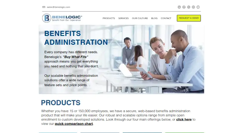 Benelogic screenshot