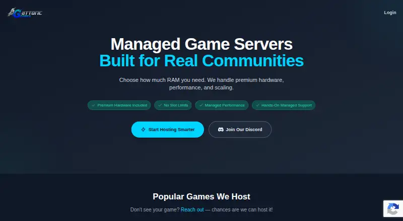 Attoric Games Path of Titans Server Hosting screenshot