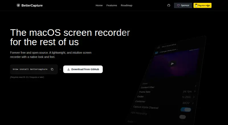 BetterCapture screenshot