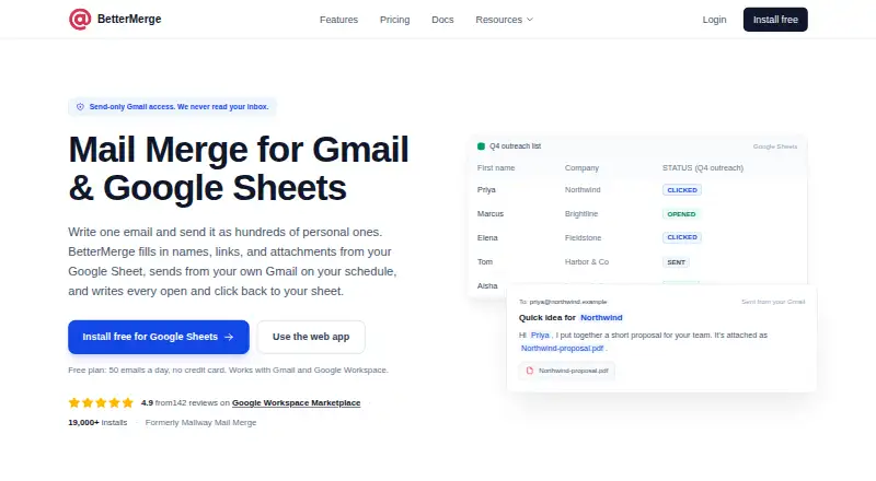 BetterMerge screenshot