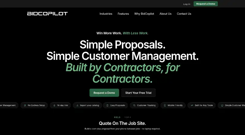 BidCopilot screenshot