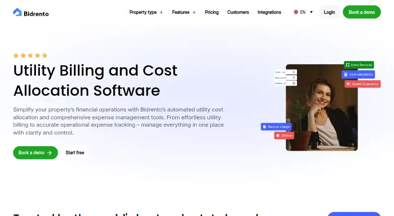 Bidrento Utility Billing screenshot