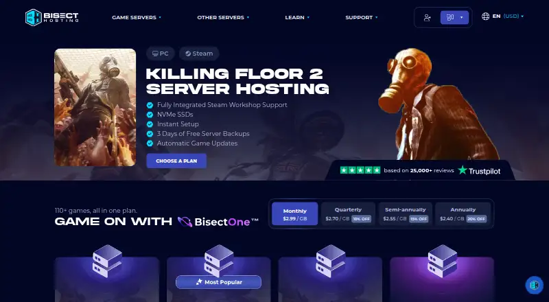 BisectHosting Killing Floor 2 Hosting screenshot