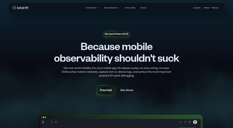 bitdrift Capture screenshot