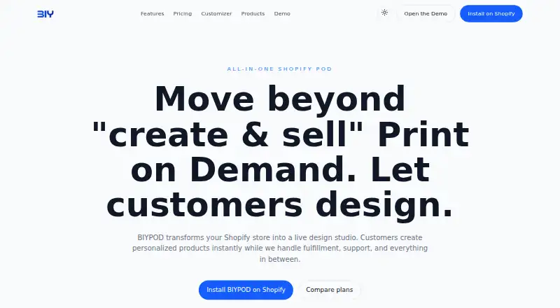 BIYPOD screenshot