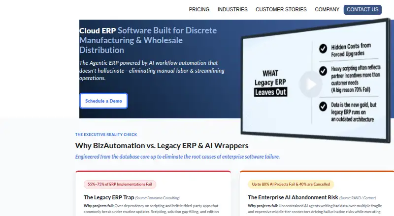 BizAutomation screenshot