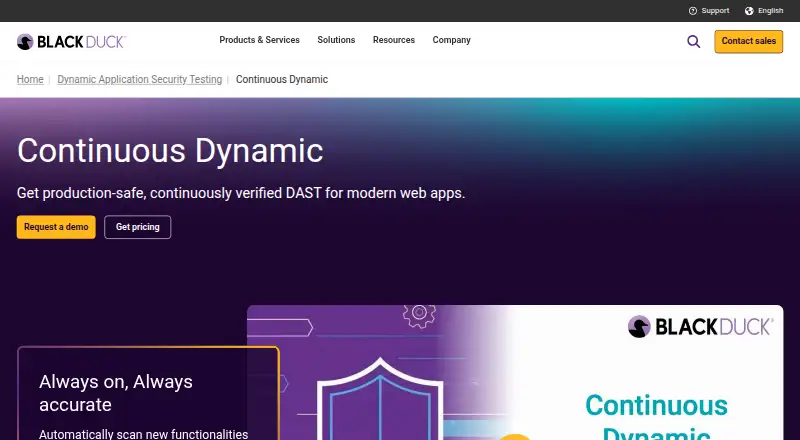 Black Duck Continuous Dynamic screenshot