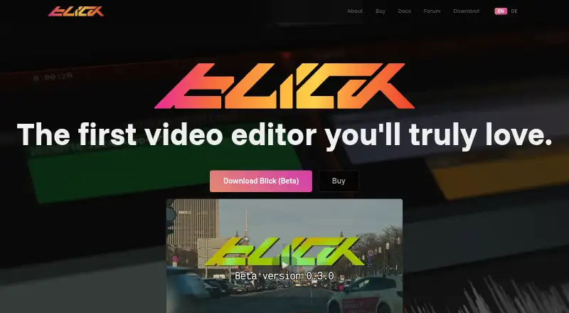 Blick screenshot