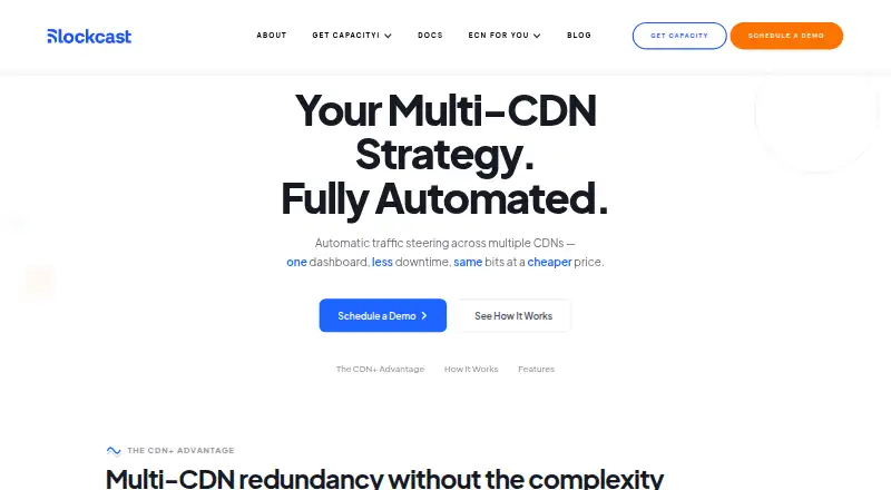 Blockcast CDN+ screenshot