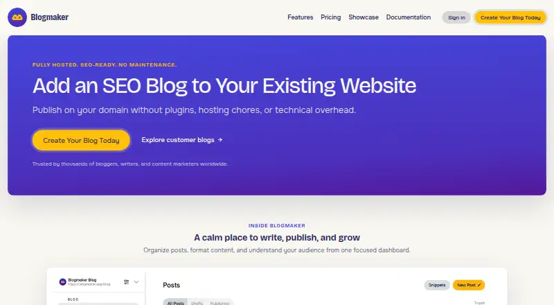 BlogMaker screenshot